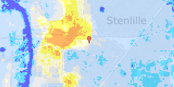 Ekstrem regn på Kirkevej 2