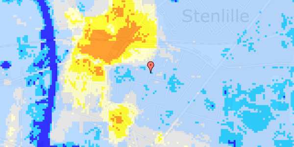 Ekstrem regn på Kirkevej 12