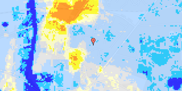 Ekstrem regn på Kirkevej 17