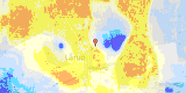 Ekstrem regn på Lårupvej 24A