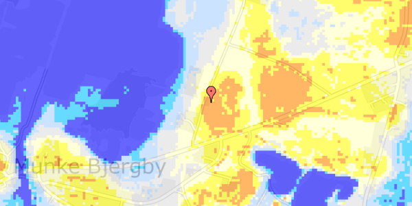 Ekstrem regn på Munke Bjergbyvej 49