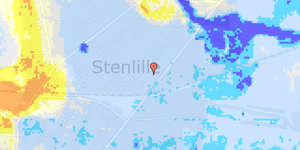 Ekstrem regn på Møllehusene 18