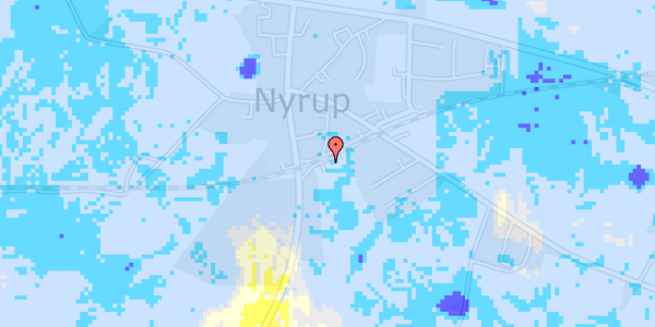 Ekstrem regn på Nyrupvej 19C