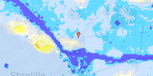 Ekstrem regn på Sorøvej 17