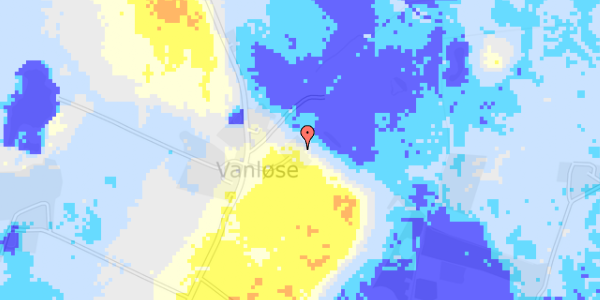 Ekstrem regn på Vanløsevej 37