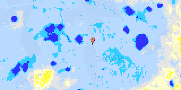 Ekstrem regn på Amtsvejen 29