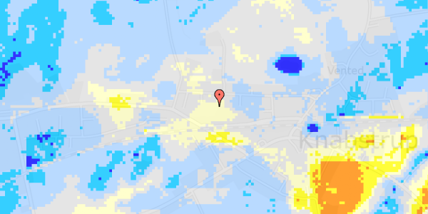 Ekstrem regn på Abildgårdsvej 23A