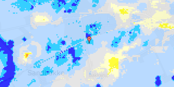 Ekstrem regn på Bakkerupvej 6