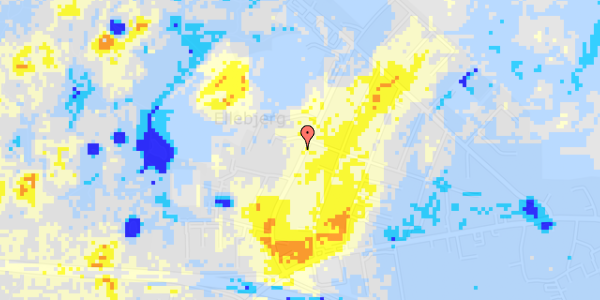 Ekstrem regn på Ellebjergvej 29