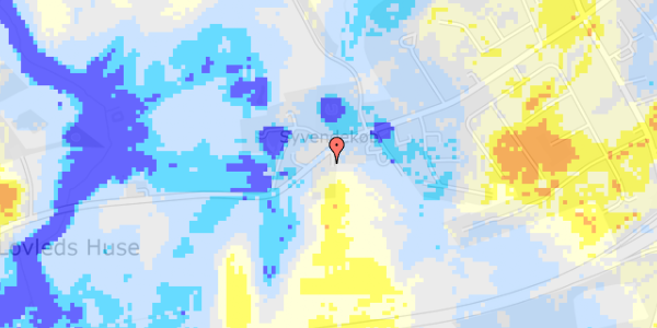 Ekstrem regn på Holbækvej 184