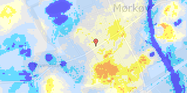 Ekstrem regn på Holbækvej 209