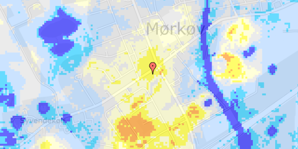 Ekstrem regn på Holbækvej 222