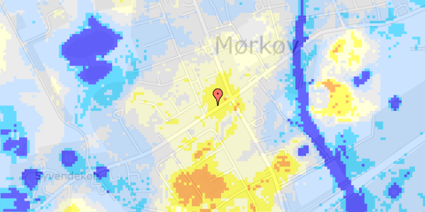 Ekstrem regn på Holbækvej 227