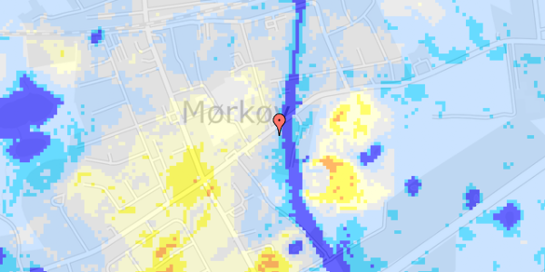 Ekstrem regn på Holbækvej 252