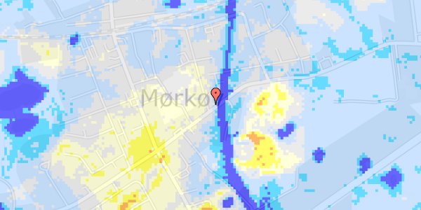 Ekstrem regn på Holbækvej 253