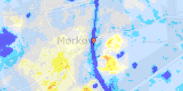 Ekstrem regn på Holbækvej 256