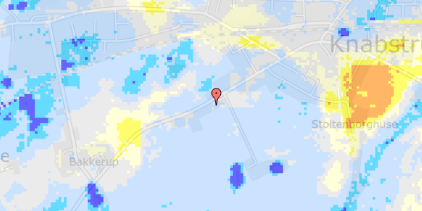 Ekstrem regn på Holbækvej 294