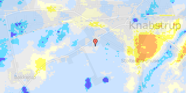 Ekstrem regn på Holbækvej 302