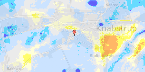 Ekstrem regn på Holbækvej 323