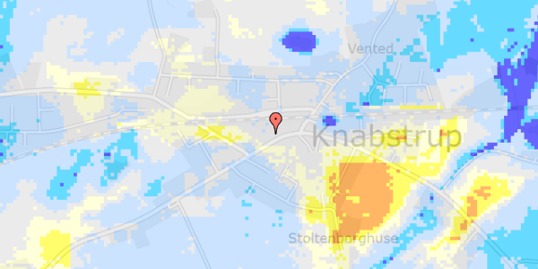 Ekstrem regn på Holbækvej 335A