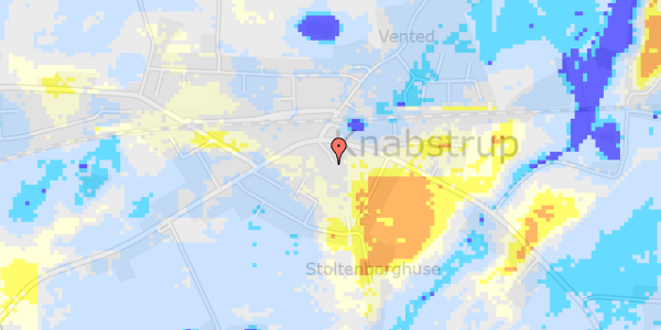 Ekstrem regn på Holbækvej 338D