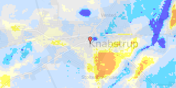 Ekstrem regn på Holbækvej 340A