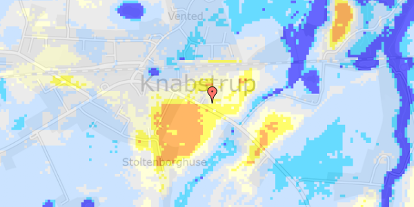 Ekstrem regn på Holbækvej 369