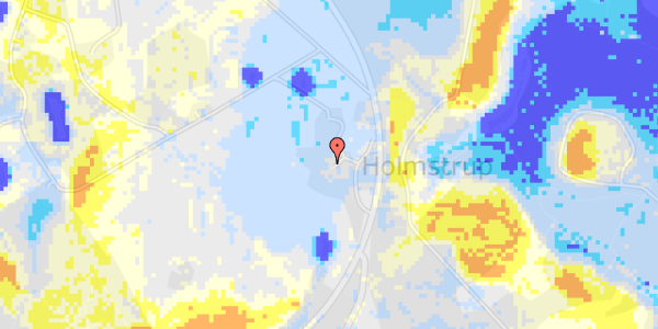 Ekstrem regn på Holmstrup Byvej 9