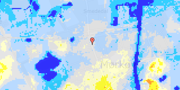 Ekstrem regn på Hovedgaden 41F