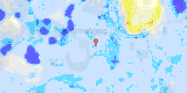 Ekstrem regn på Katrinebjerg 12
