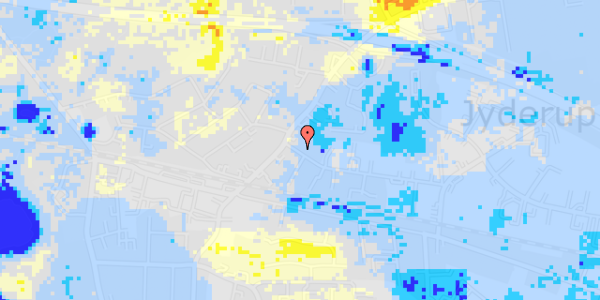 Ekstrem regn på Lyngvej 1A