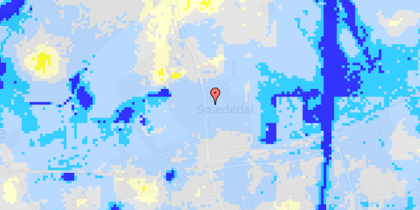 Ekstrem regn på Nykøbingvej 6