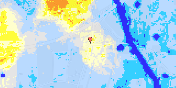 Ekstrem regn på Skamstrupvej 8