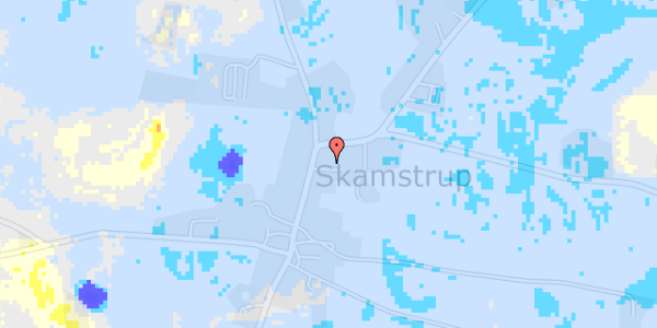 Ekstrem regn på Skamstrupvej 31