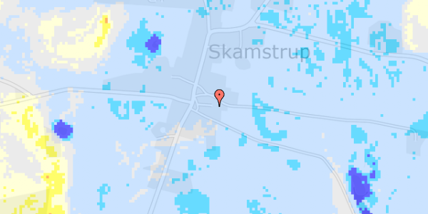 Ekstrem regn på Skamstrupvej 67