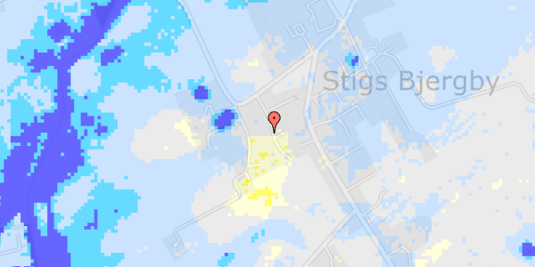 Ekstrem regn på Smedelodden 12