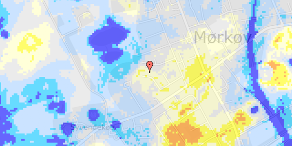 Ekstrem regn på Solsortevej 20