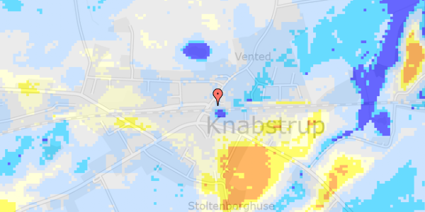 Ekstrem regn på Ventedgårdsvej 2