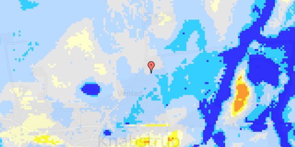 Ekstrem regn på Ventedgårdsvej 36B