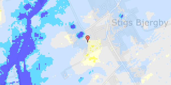 Ekstrem regn på Vestvejen 16