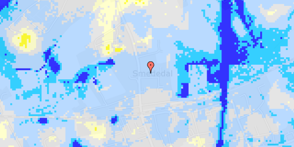 Ekstrem regn på Østerled 3