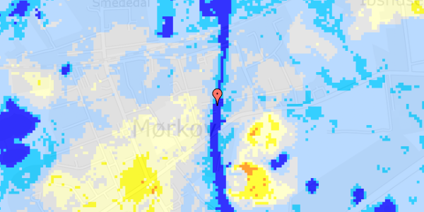 Ekstrem regn på Åvej 5