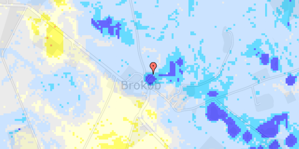 Ekstrem regn på Åmosevej 55