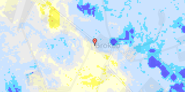 Ekstrem regn på Åmosevej 56