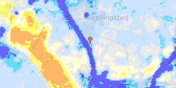 Ekstrem regn på Åmosevej 109