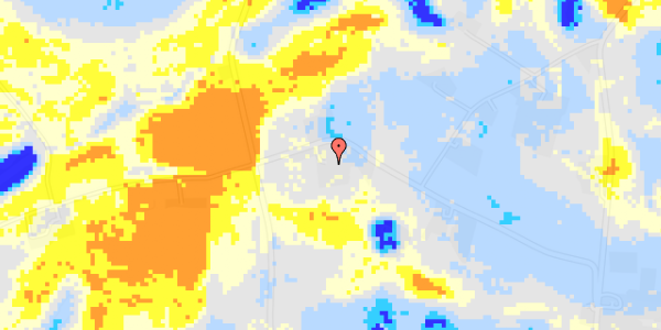 Ekstrem regn på Almegårds Alle 3