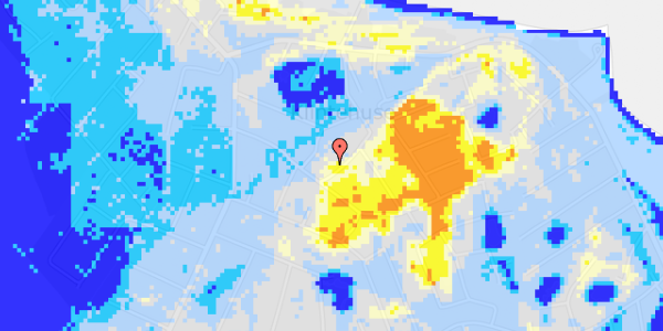 Ekstrem regn på Astavej 16