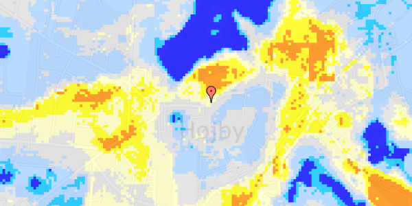 Ekstrem regn på Bag Kirken 1A, 1. 