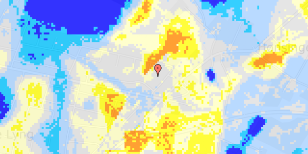 Ekstrem regn på Barringgårdsvej 17