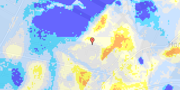 Ekstrem regn på Barringgårdsvej 22